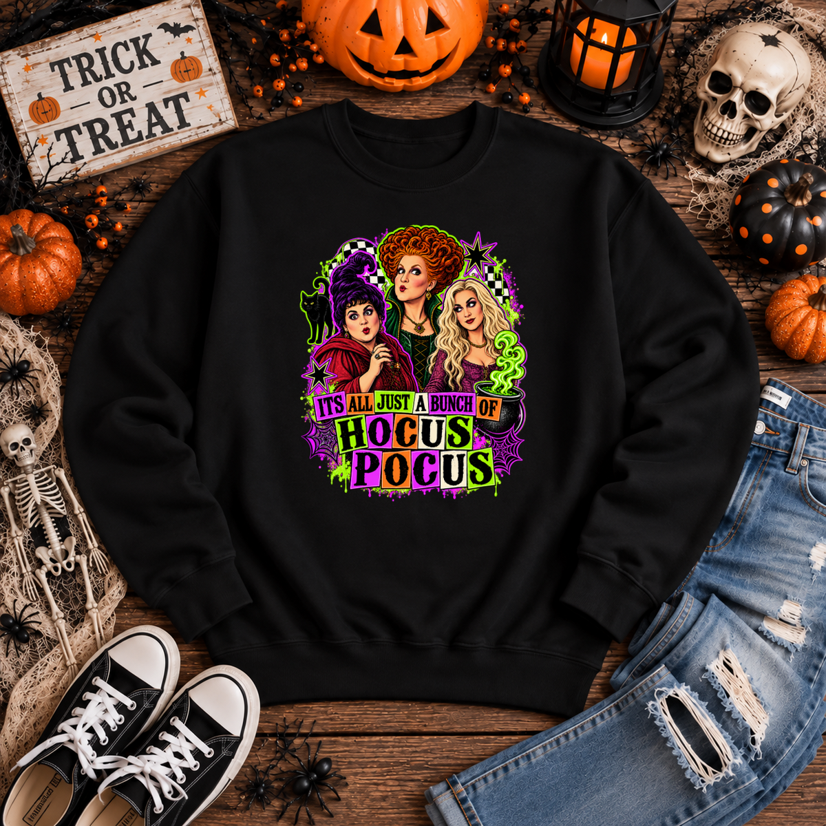 It's All Just A Bunch Of Hocus Pocus - Unisex Crewneck Sweatshirt