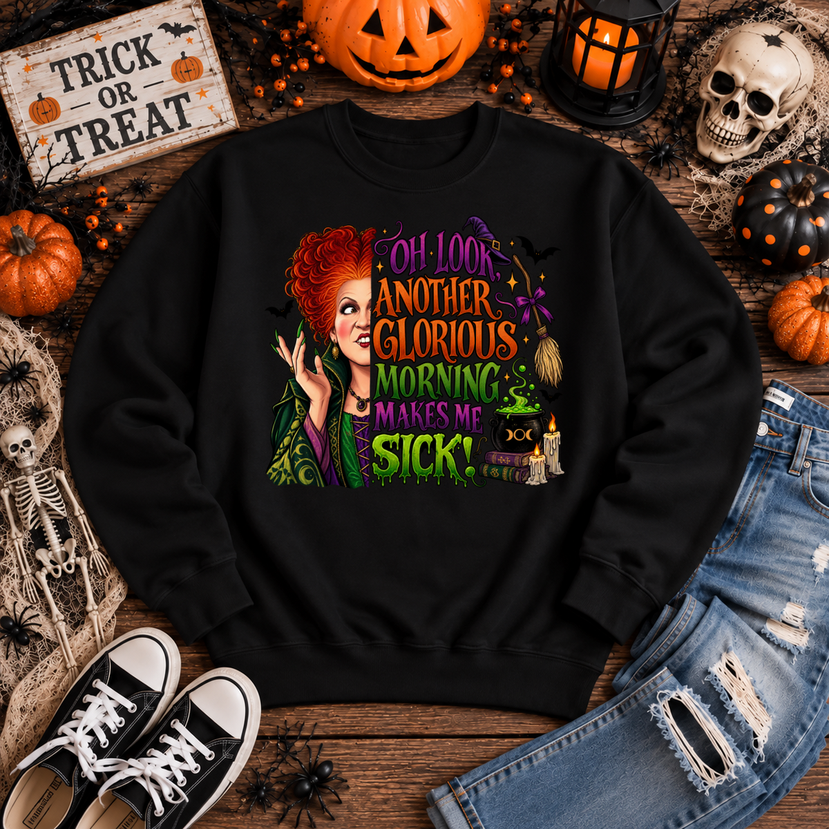 Oh Look, Another Glorious Morning - Unisex Crewneck Sweatshirt