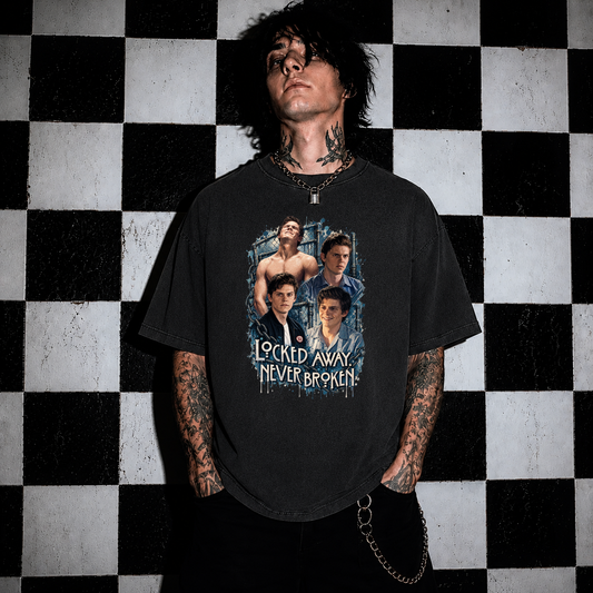 Locked Away. Never Broken. - Unisex Heavy Cotton Tee