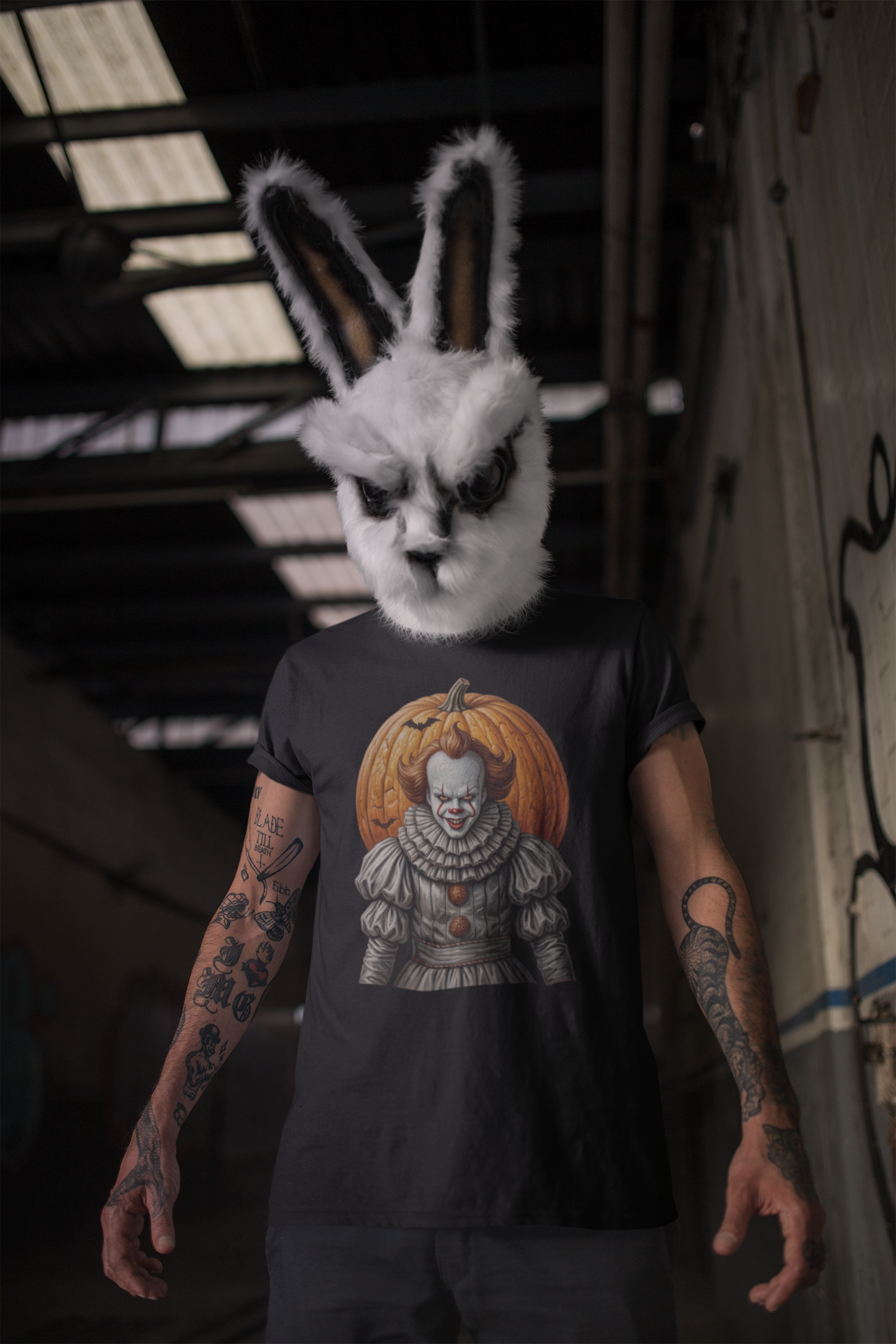 Pumpkin Pennywise - Unisex Softsyle Tee