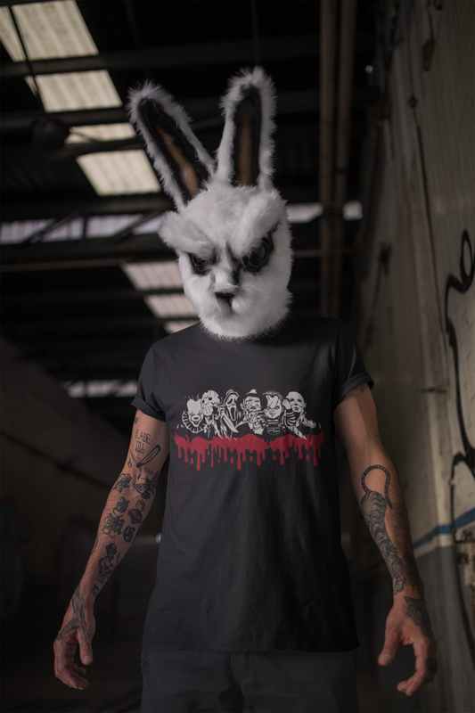 Horror Icons Dripping - Unisex Softstyle Tee