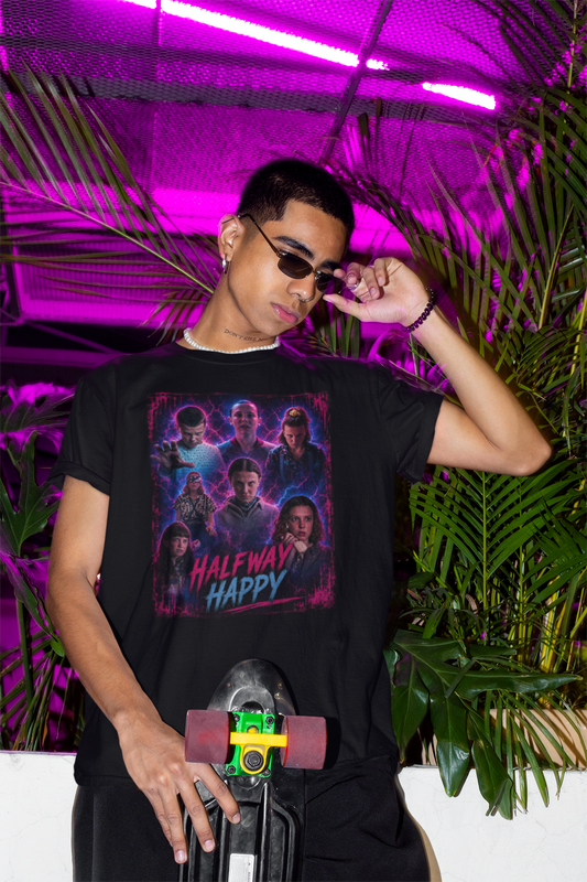 El "Halfway Happy" - Unisex Heavy Cotton Tee