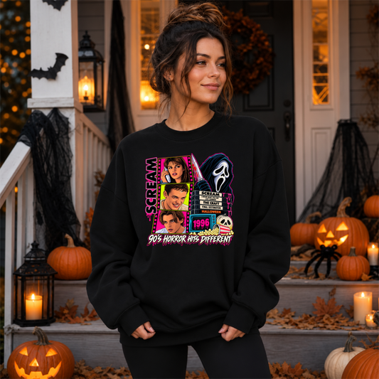90's Horror - Unisex Crewneck Sweatshirt
