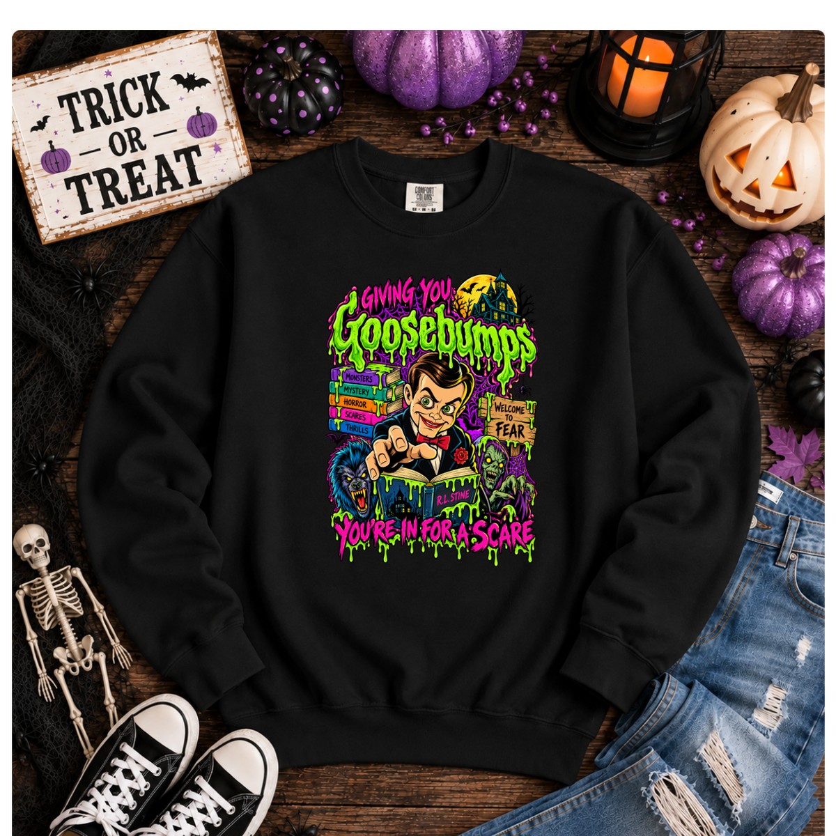 Goosebumps -Unisex Crewneck Sweatshirt