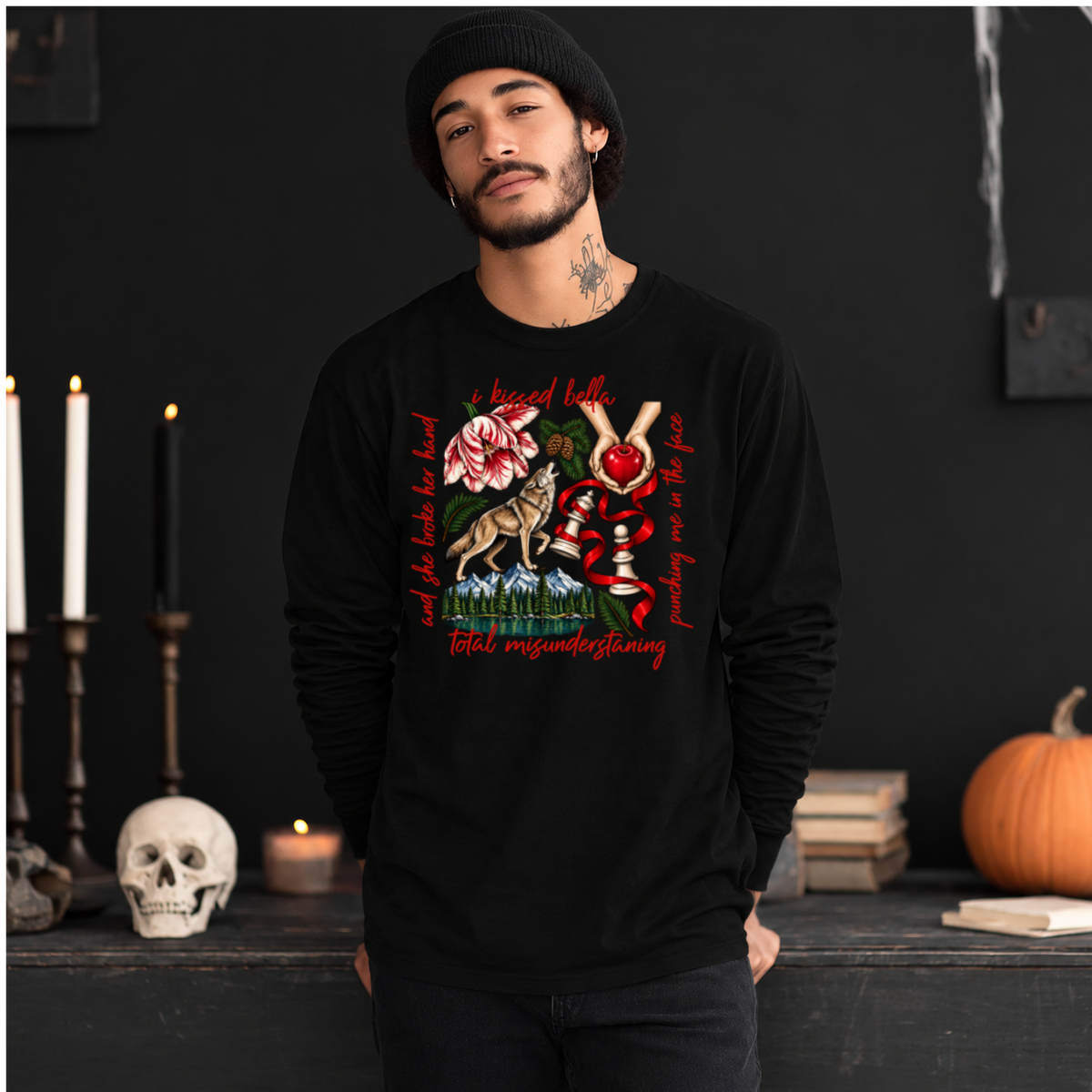 I Kissed Bella - Unisex Crewneck Sweatshirt