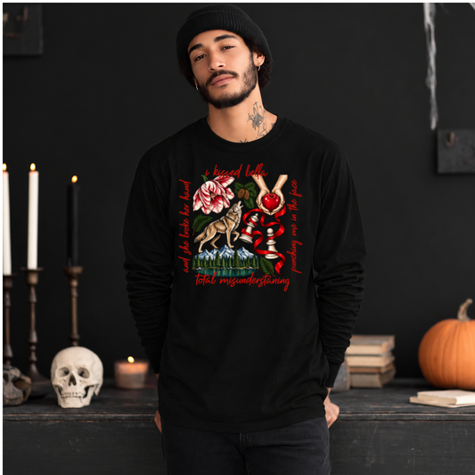 I Kissed Bella - Unisex Crewneck Sweatshirt