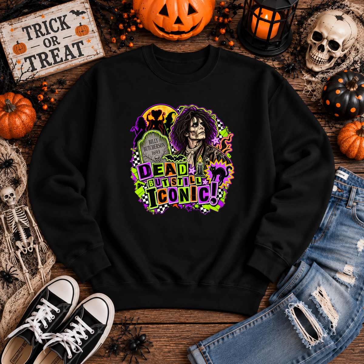 Dead But Still Iconic - Unisex Crewneck Sweatshirt