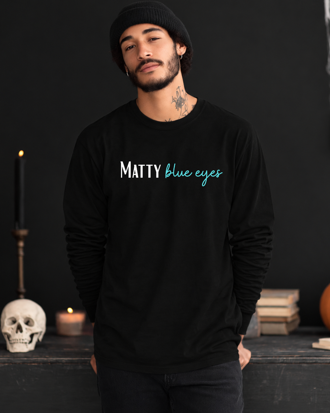 Matty Blue Eyes - Unisex Crewneck Sweatshirt