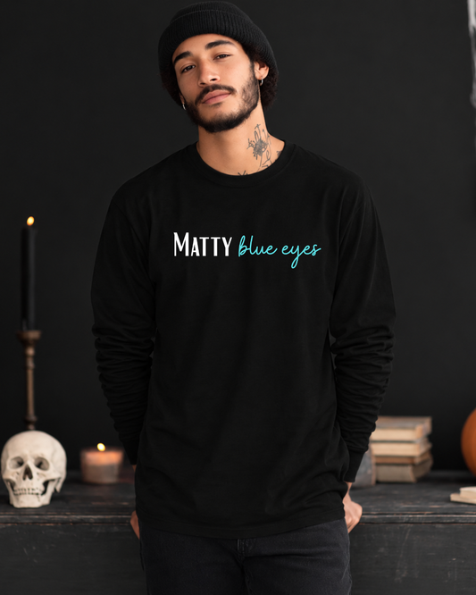 Matty Blue Eyes - Unisex Crewneck Sweatshirt