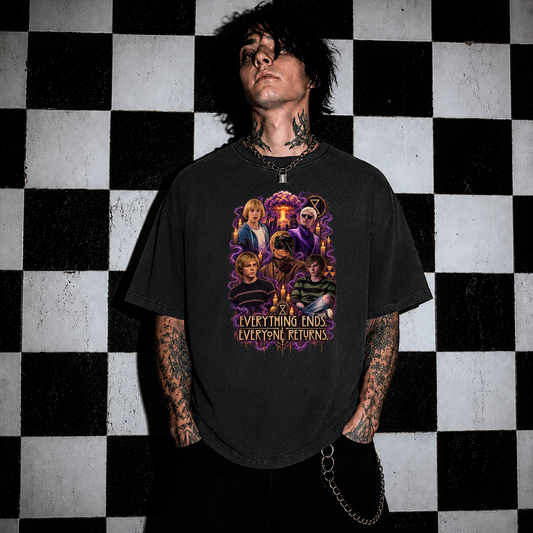 Everything Ends. Everyone Returns. - Unisex Heavy Cotton Tee