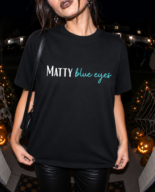 Matty Blue Eyes - Unisex Heavy Cotton Tee