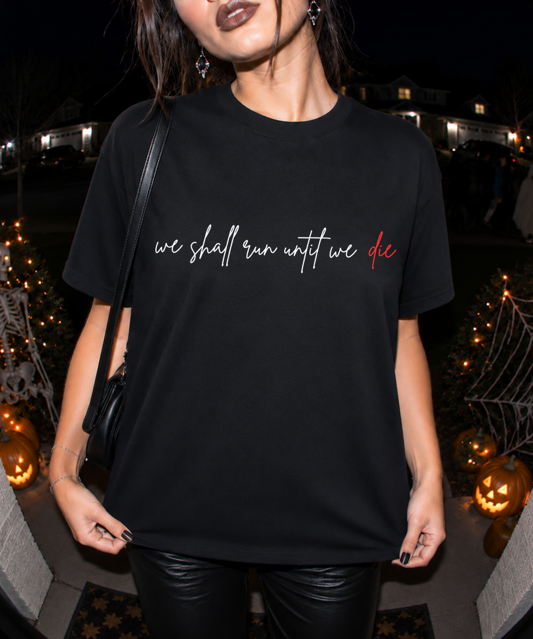 We Shall Run Until We Die - Unisex Heavy Cotton Tee