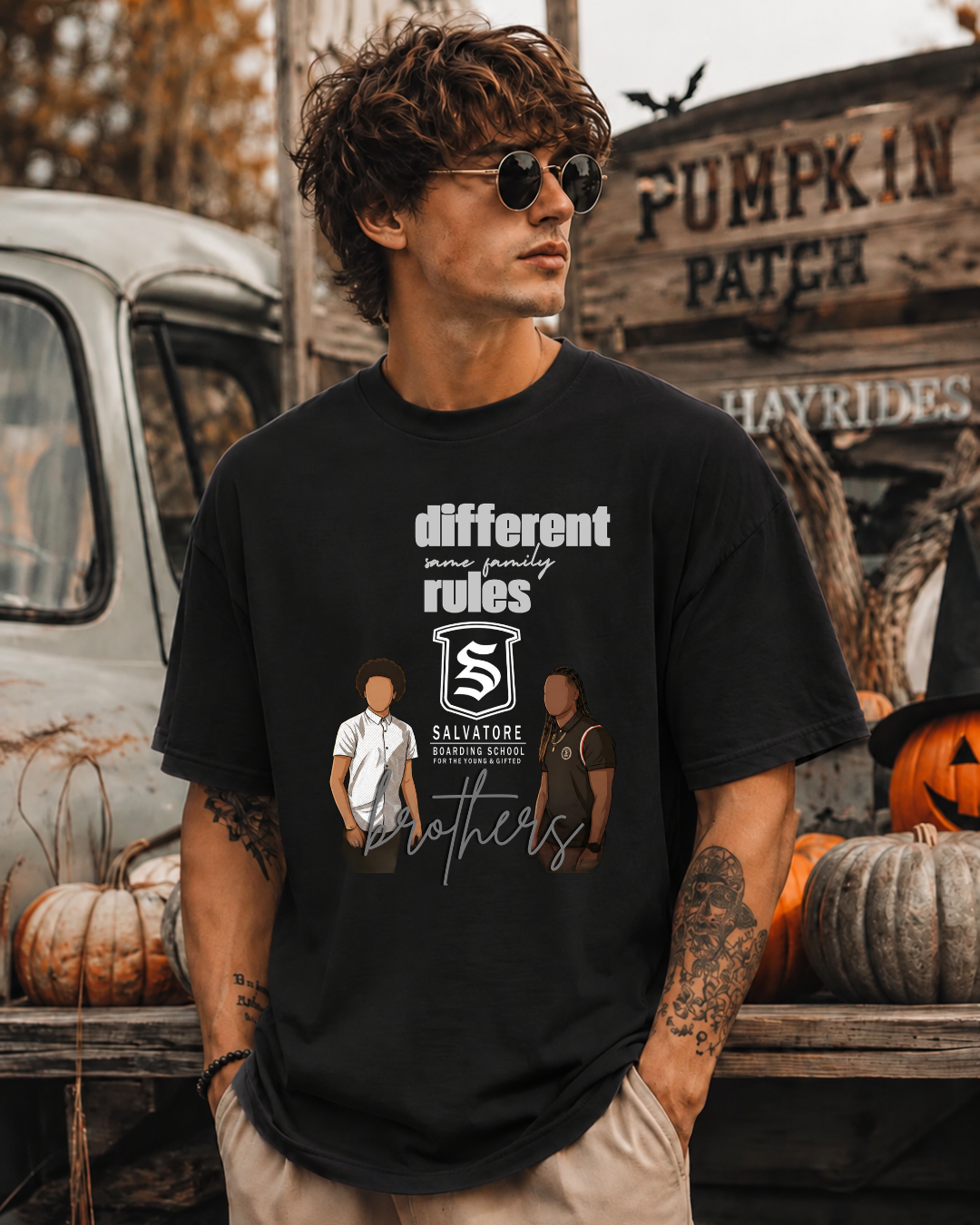 Different Rules, Same Family- Unisex Heavy Cotton Tee