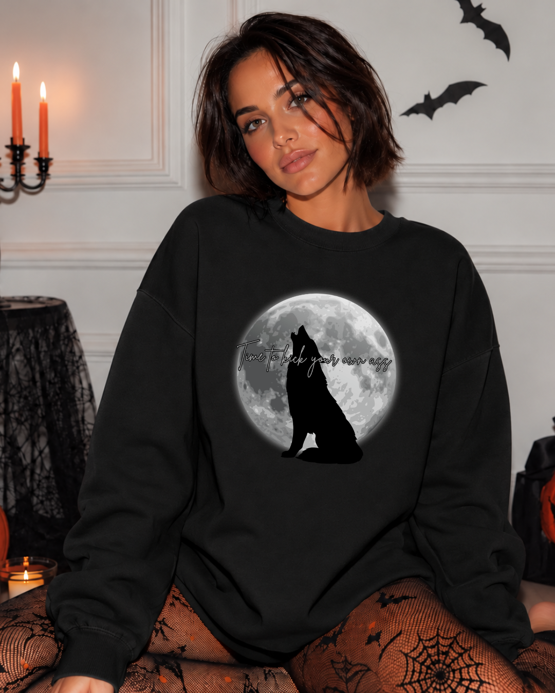 Time To Kick My Own Ass - Unisex Crewneck Sweatshirt