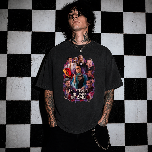 The Strange. The Dark. The Devine. - Unisex Heavy Cotton Tee