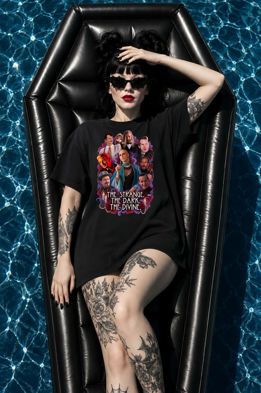 The Strange. The Dark. The Devine. - Unisex Heavy Cotton Tee