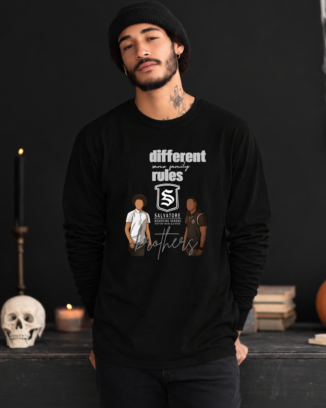 Different Rules, Same Family - Unisex Crewneck Sweatshirt