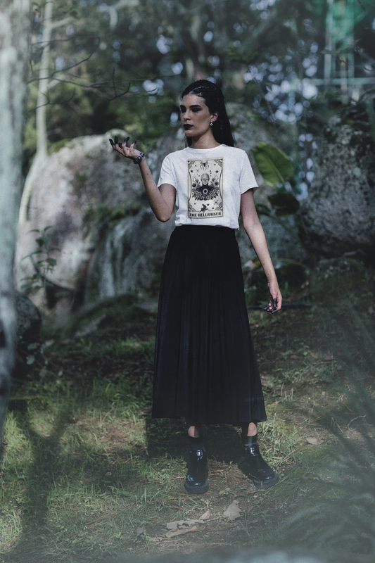 Pinhead Tarot Card- Unisex Softstyle Tee