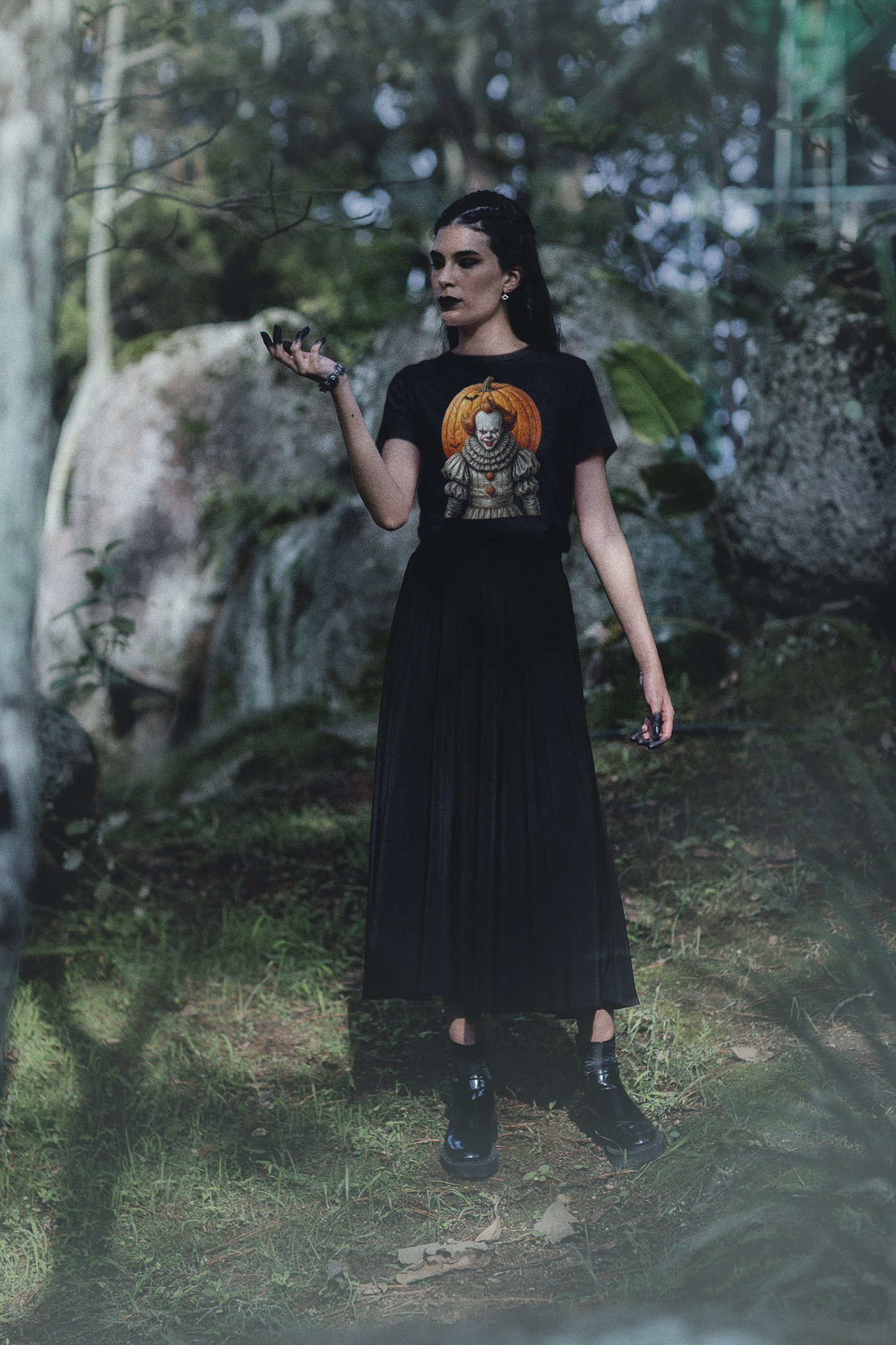 Pumpkin Pennywise - Unisex Softsyle Tee