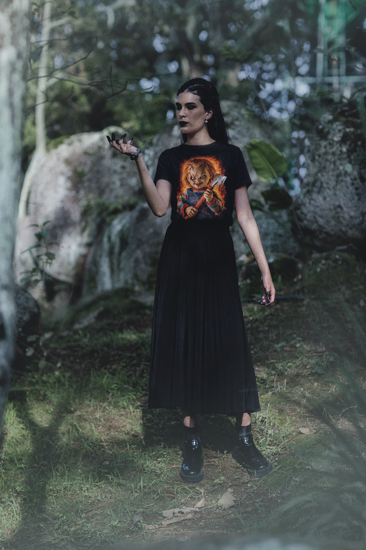 Flamin Chucky - Unisex Softstyle Tee
