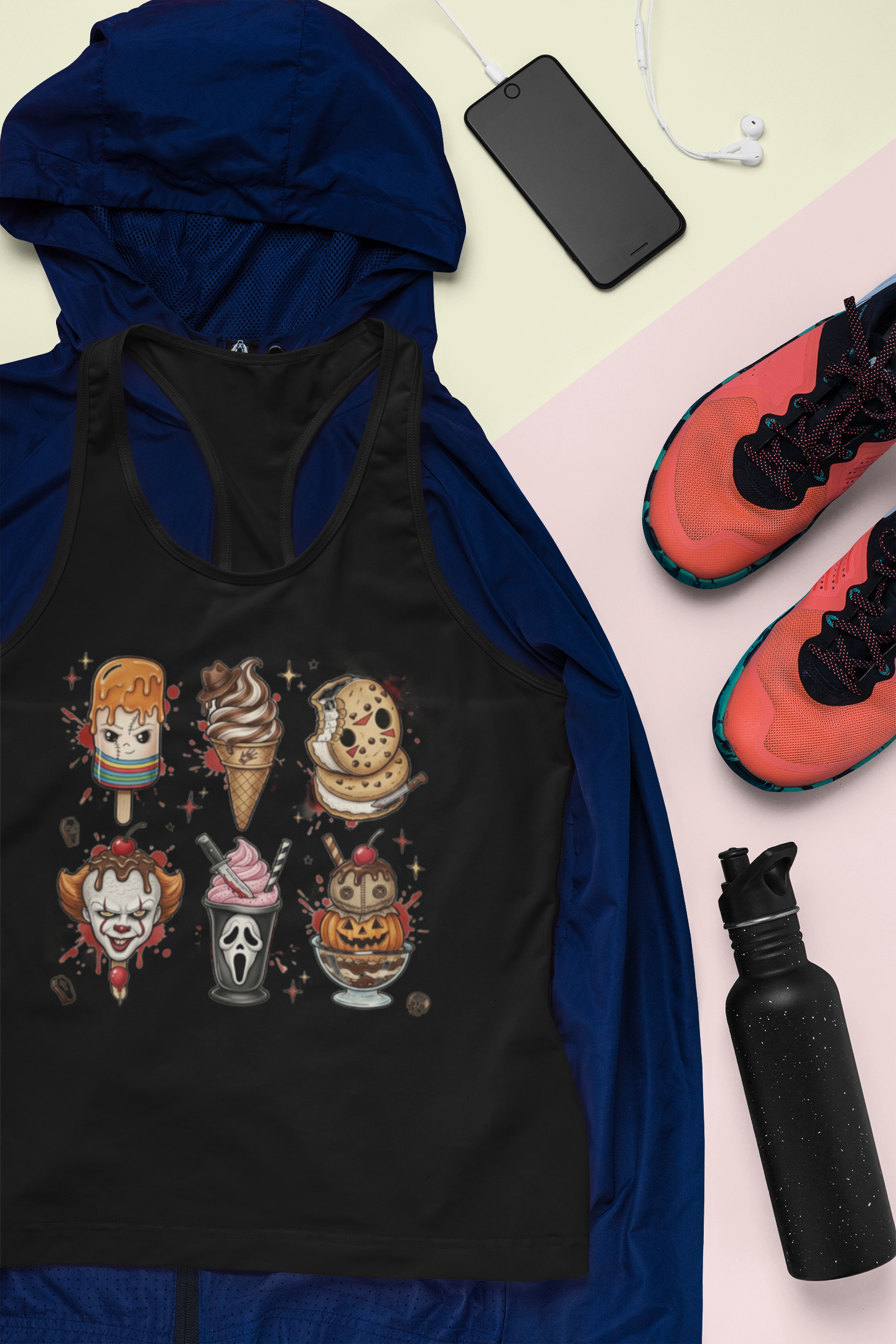 Horror Movie Snack - Women's Flowy Racerback Tank