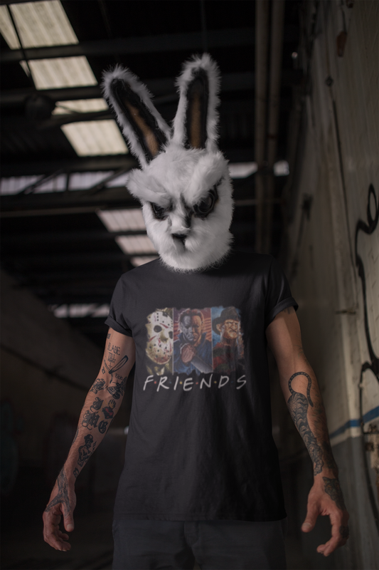 Horror Icons Friends - Unisex Softstyle Tee