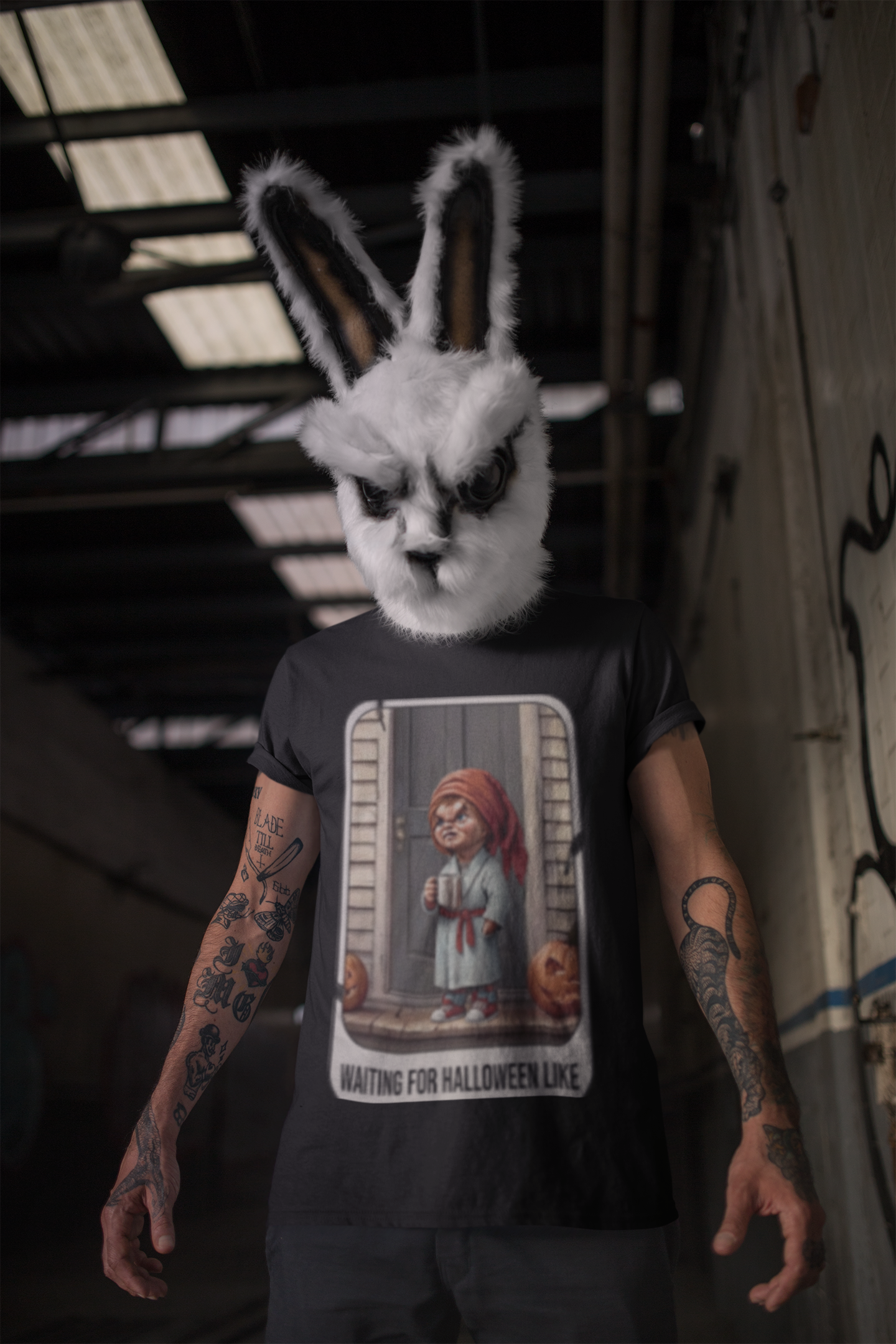 Chucky Waiting For Halloween - Unisex Softstyle Tee