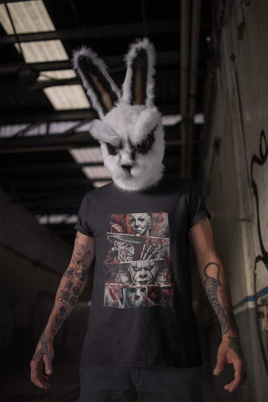 Slashin Horror Icons - Unisex Softstyle Tee