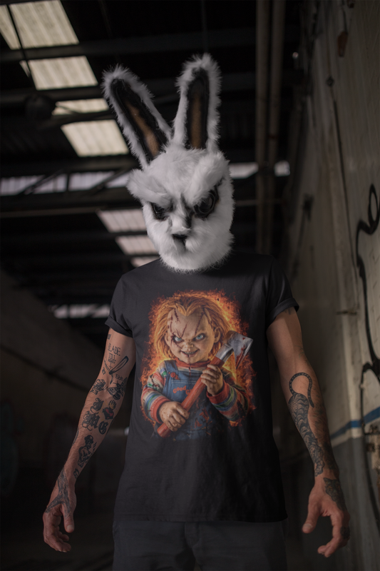 Flamin Chucky - Unisex Softstyle Tee