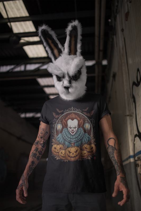Pennywise With Pumpkins - Unisex Softstyle Tee