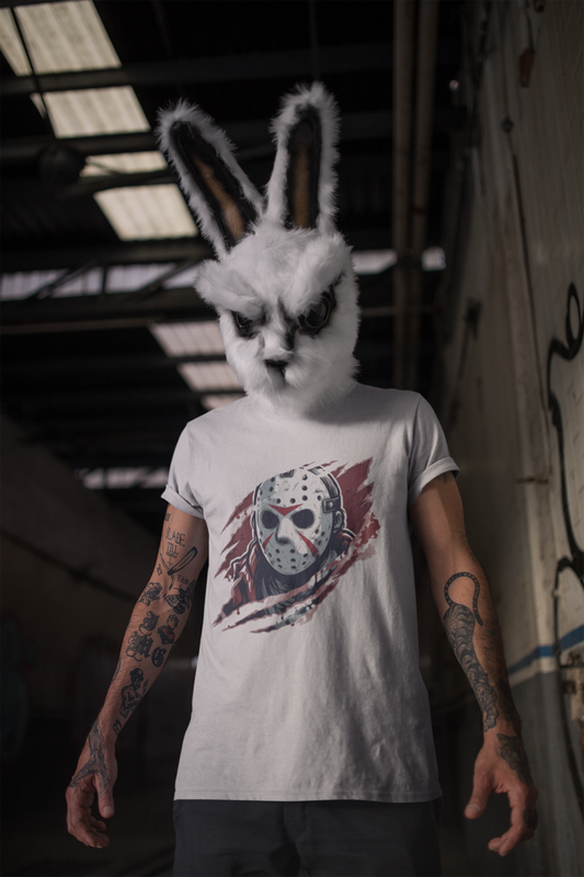 Torn Jason Voorhees Unisex Softstyle Tee