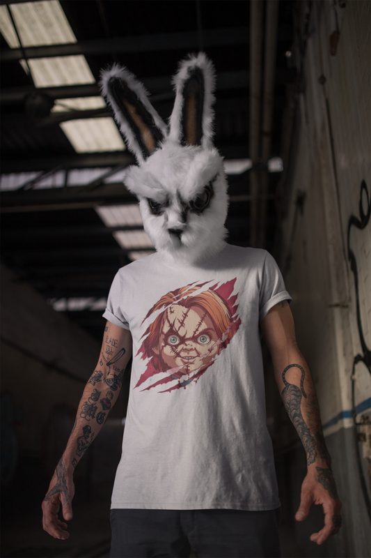 Torn Chucky - Unisex Softstyle Tee