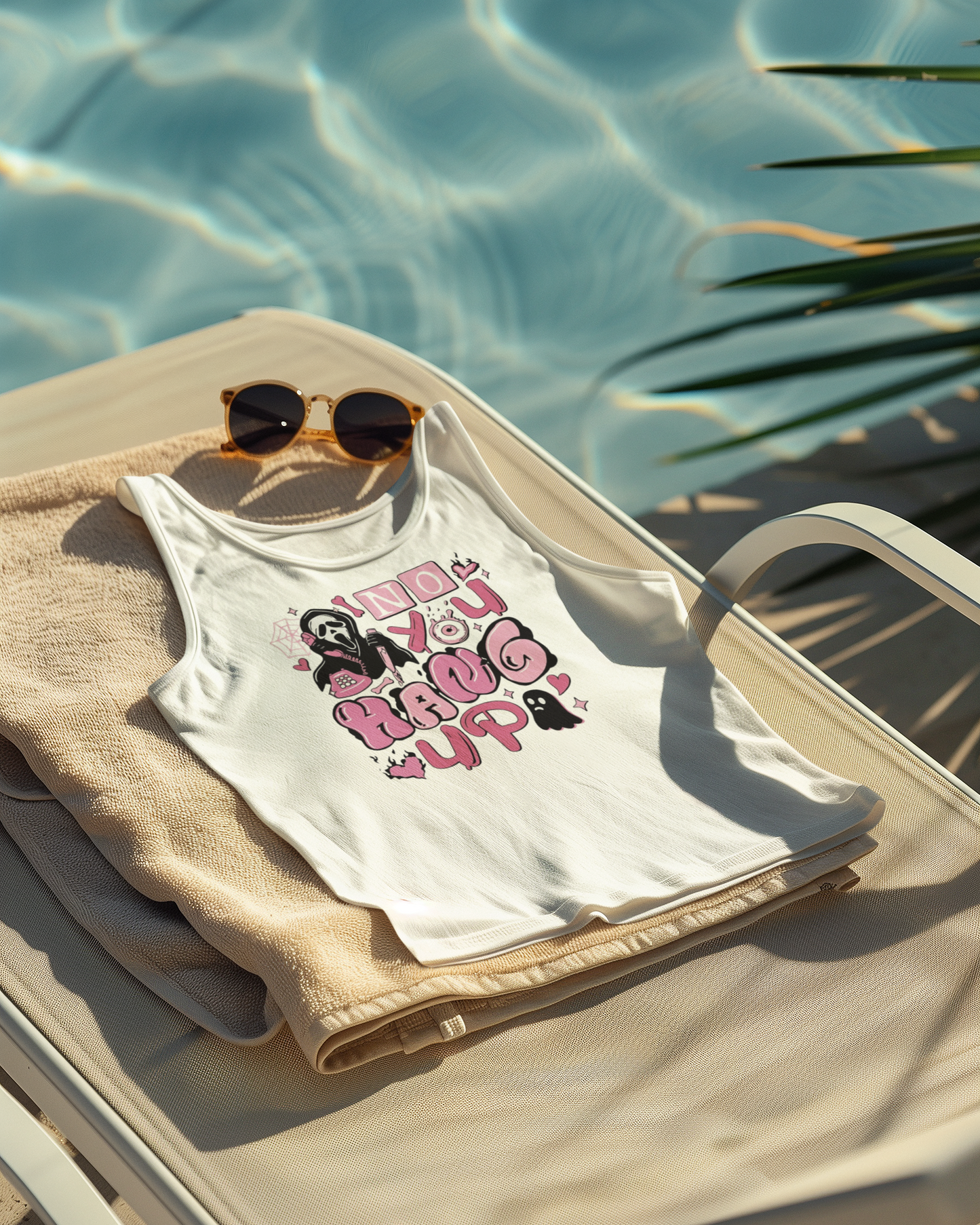 No You Hang Up - Racerback Tank